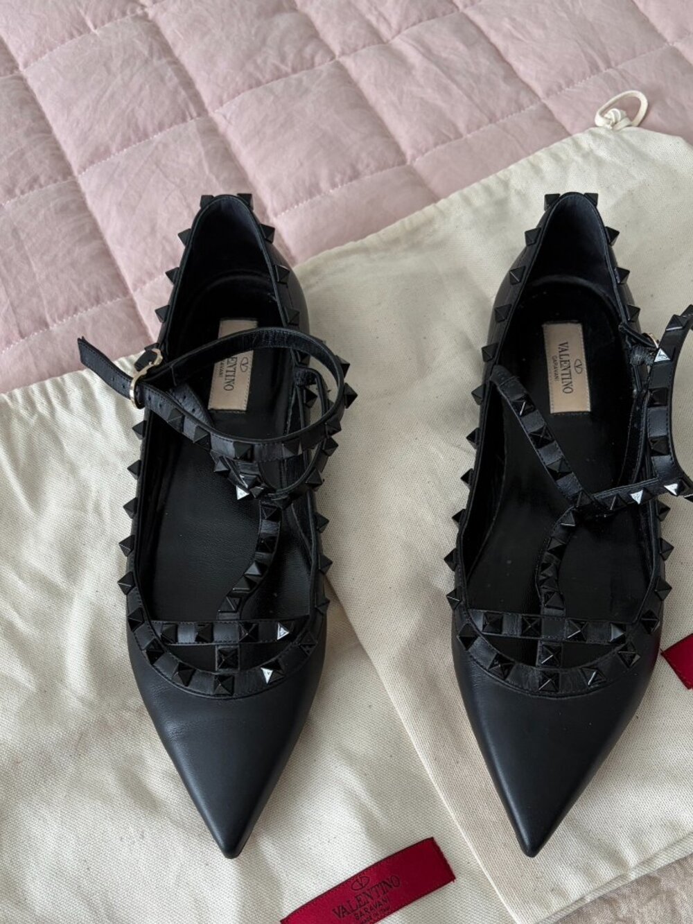 VALENTINO Garavani Rockstud Ballet Flat
